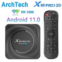 X88 pro 20 tv box android 11 8g 128gb 4k smart tv box lemfo 2.4g 5.8g wifi bt 4.2 google décodeur vocal 11.0 miniinthebox