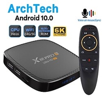 x88 pro s android 10.0 boîtier de télévision h616 2.4g Prise en charge rapide double wifi 5g 4k 6k 3d avec récepteur décodeur rapide h.265 miniinthebox