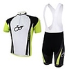xaoyo polyester respirant cycles courts de douille dossard hommes costume jaune noir