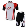 xaoyo polyester respirant manches courtes cyclisme hommes costume rouge noir