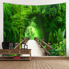 xiaomuqiao forêt de bambous tapisserie imprimée numérique thème classique décoration murale 100% polyester art mural contemporain tapisseries murales décoration