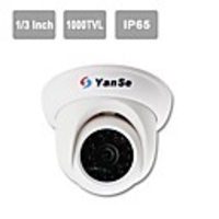 yanse ir caméra dôme 1/3 "CMOS 24 LED 1000tvl sécurité de vision de CCTV étanche intérieur / caméras extérieures 710cfw