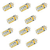 ywxlight 10pcs g4 3014smd 72led 600lm led bi-pin lights blanc chaud blanc froid led ampoule de ma s lustre lampe dc 24v ac 24v ac 12v dc 12v