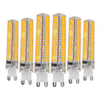 ywxlight 6pcs dim15able ba15d 10watts 136led 5730 smd 900-1000 lm blanc chaud blanc froid lampe de silicone blanc a mené des ampoules de ma s ac 220-240v