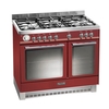 Baumatic BCD925BDY 90 cm Dual Fuel Twin Cavity Cooking Theatre Red