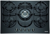 Baumatic BGG70 Hob Gas on Glass 70cm 5 Burners Black