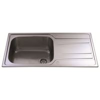 CDA KA71SS Sink Single Bowl Large Reversible Stainless Steel