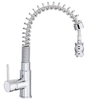 CDA TM1CH Tap Single Lever Spring Spout Pull Out Spray Chrome