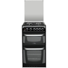 Hotpoint Cannon 50cm CH50GCIK Twin Cavity Gas Cooker Minute Minder