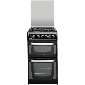 Hotpoint Cannon 50cm CH50GCIK Twin Cavity Gas Cooker Minute Minder