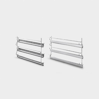 Smeg GTA-6 Telescopic Guide Rails 3 Level Telescopic Shelf Set