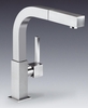 Smeg MDQ5-IS Single Lever Mixer Tap with Square Spout & Pull Out Spray
