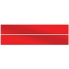 Smeg UPGR Upstands Set of 2 Plain Glass Red each 100cm W x 14cm H