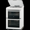Zanussi ZCG667GW Cooker Gas 60cm Freestanding Double Oven White