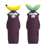 Banana King and Queen Salt and Pepper Mills Banana King