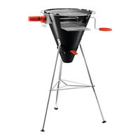 Fyrkat Cone Charcoal BBQ BBQ Lime Green