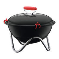 Fyrkat Picnic Charcoal Grill Picnic BBQ Black