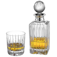 Linear Cup Whisky Decanter and Glasses Bar Gifts Decanter