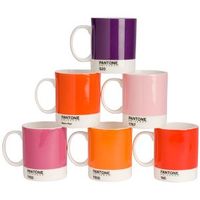 Pantone Mug,  Set of 6 Mixed Reds and Pinks Pantone Mug,  Set of 6 Mixed Reds and Pinks