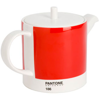 Pantone Teapot,  Ketchup Red Teapot