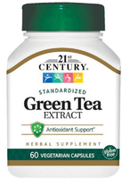 21st Century Green Tea Extract (300 mg,  60 Vegetarian Capsules)