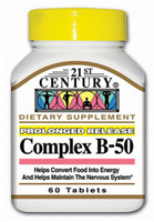 21st Century Vitamin B-50 Complex (60 Tablets)
