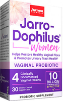 Jarrow Formulas Jarro-Dophilus for Women (Vaginal Probiotic,  10 Billion Organisms,  30 Enteric Coated Vegetarian Capsules)