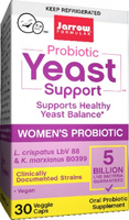 Jarrow Formulas Probiotic Yeast Support (30 Vegetarian Capsules)