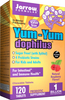 Jarrow Formulas Yum Yum Dophilus (1 Billion Organisms,  Natural Raspberry Flavour,  120 Chewable Tablets)
