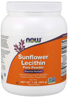 Now® Sunflower Lecithin,  Pure Powder (454 g)