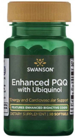 Swanson Enhanced PQQ with Ubiquinol (Features Enhanced BioActive CoQ10,  30 Softgels)