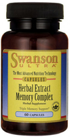 Swanson Ultra Herbal Extract Memory Complex (60 Capsules)