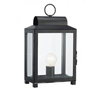 Box Single Light Table Lamp in a Black Finish