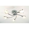 Dar Lighting Austin 5 Light Chrome Halogen Semi-flush Fitting