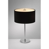 Dar Lighting Zaragoza 3 Light Table Lamp In Cream,  Red Or Black