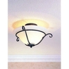 Elstead Lighting Torchiere Semi-flush Black Fitting