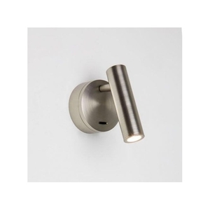 Enna Surface Single Light LED Switched Wall Fitting In Matt Nickel Finish