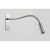 Leo Single Light LED Reading Light In Polished Chrome Finish