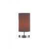 Leo Single Light Touch Operated Table Lamp In Polished Chrome Finish