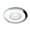 Nebula Single Light LED Fixed Recessed Bathroom Down Light In Polished Chrome Finish