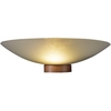 Saddler Single Light Uplighter Wall Washer with Tanned Leather Effect