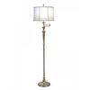 Stiffel Arlington Single Light Swing Arm Floor Lamp in Burnished Brass