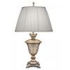 Stiffel Boston Single Light Urn Table Lamp in a Milano Silver Finish