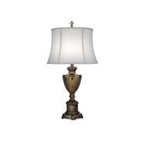 Stiffel City Hall Single Light Table Lamp with a Smoked Umber Finish