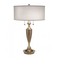 Stiffel Gatsby 2 Light Table Lamp with a Burnished Brass Finish