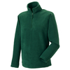 1/4 Zip Outdoor Fleece Bottle Green / S