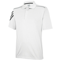 Climacool© 3 Stripe Polo White / Black / Xs