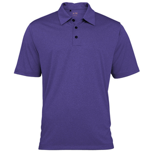 Climalite© Heather Polo Navy Heather / White / S