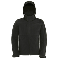 Hooded Softshell /men Black / 2xl