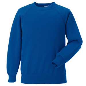 Kids Raglan Sleeve Sweatshirt Bright Royal / 11-12